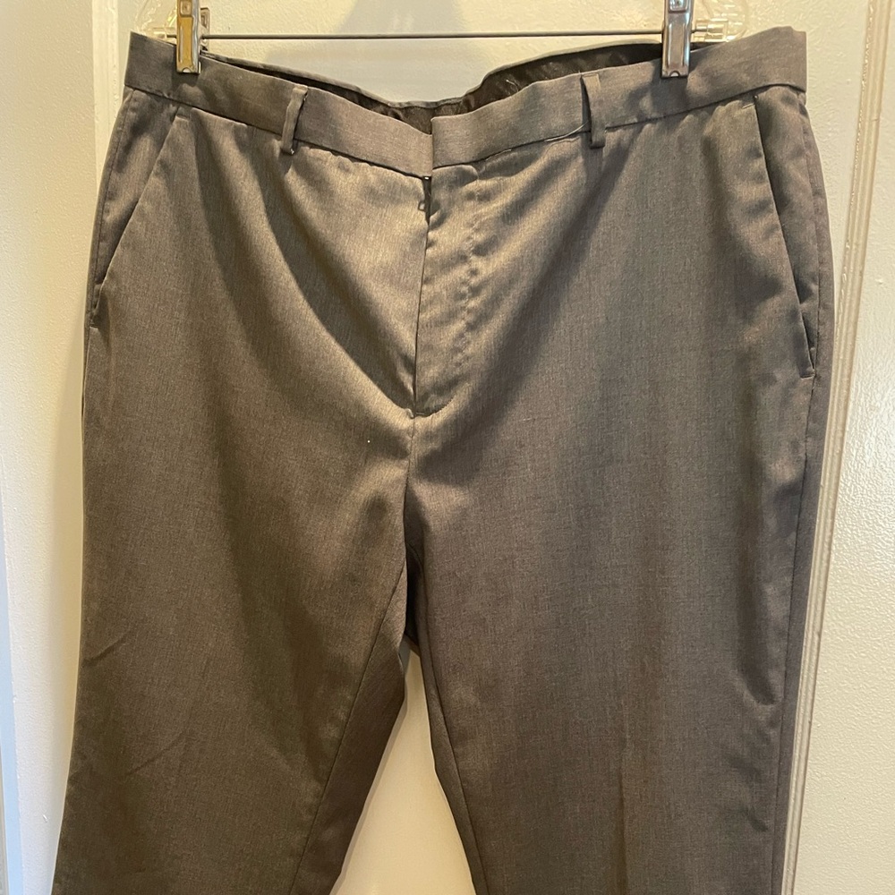 Calvin Klein light grey dress pants slim fit